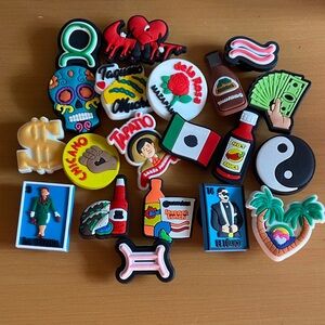 Colorful 20 count Shoe Charms Set NwOT